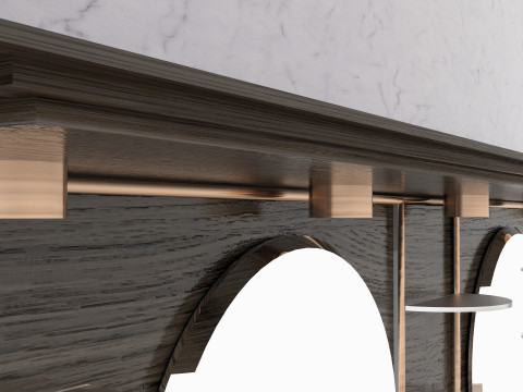Barbershop Counter 8K 3D Model
