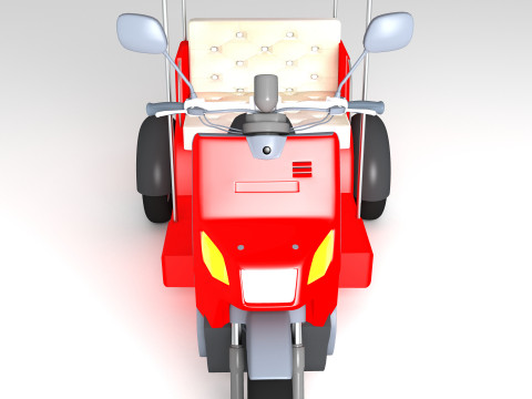 Motorickshaw 8K Modelo 3D