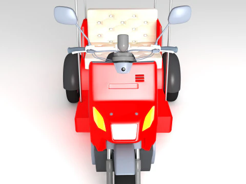 Motorickshaw 8K 3D Model