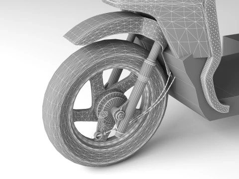 Motorickshaw 8K 3D Model