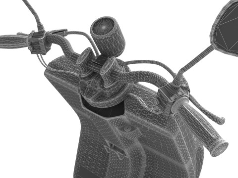 Motorickshaw 8K Modelo 3D