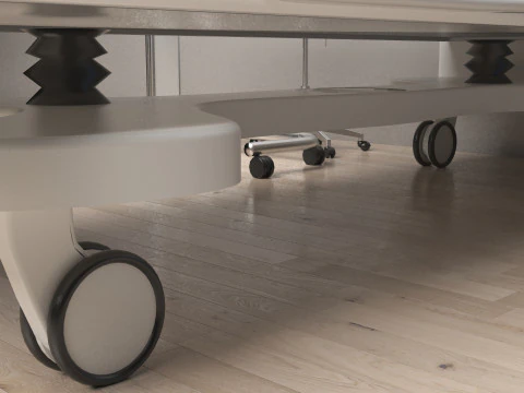 Hospital Room Interior 2 3D Model