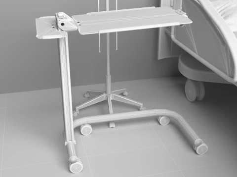 Hospital Room Interior 2 3D Model