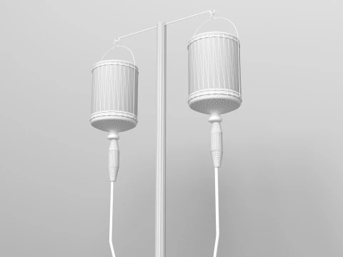 Hospital Room Interior 2 3D Model