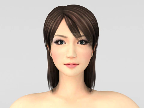 Seductive Girl 3D Model