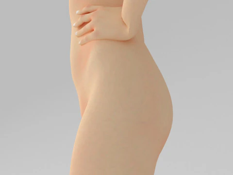 Seductive Girl 3D Model