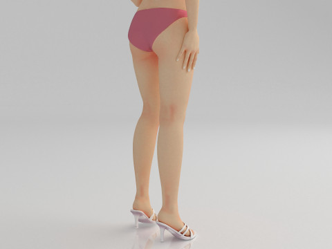 Seductive Girl 8K Modelo 3D