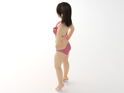 Seductive Girl 8K Modelo 3D