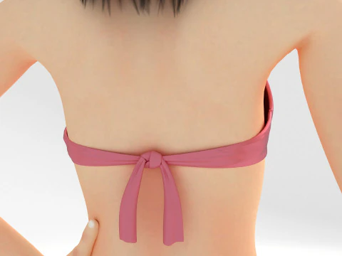 Seductive Girl 3D Model