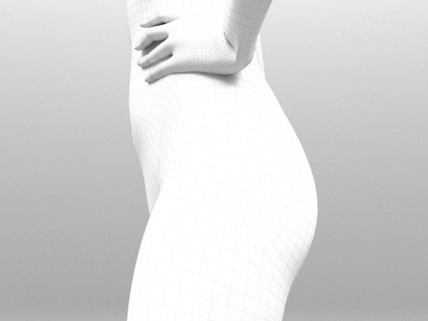 Seductive Girl 8K Modelo 3D