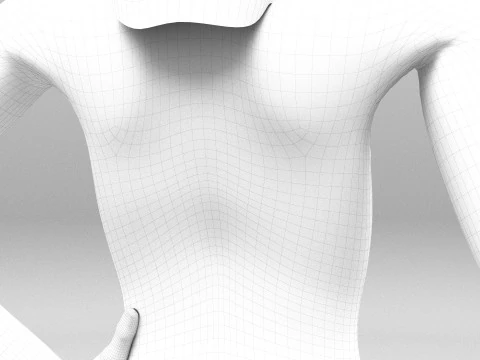 Seductive Girl 3D Model