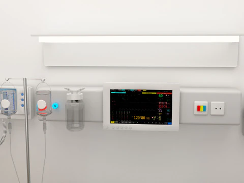 Patient Room 3D Model