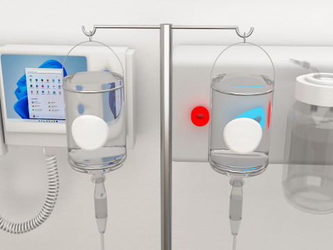 Patient Room 8K 3D Model