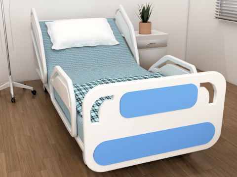 Patient Room 8K 3D Model