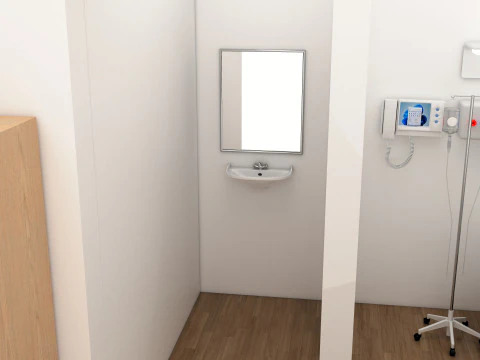 Patient Room 3D Model