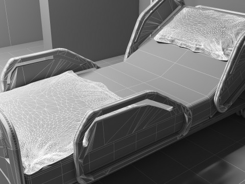 Patient Room 8K 3D Model