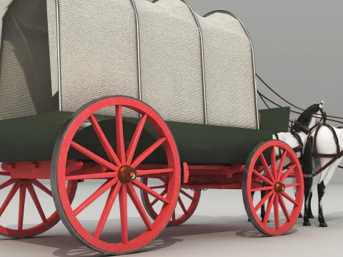 Carro cubierto 8K Modelo 3D