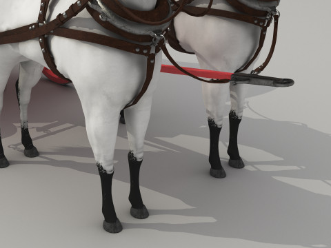 Covered Wagon 8K 3D 모델