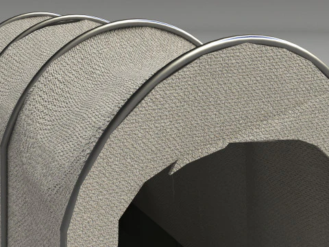 Carro cubierto 8K Modelo 3D