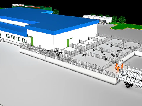 Slaughterhouse 3D Model