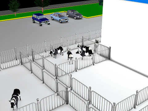 Slaughterhouse 3D Model