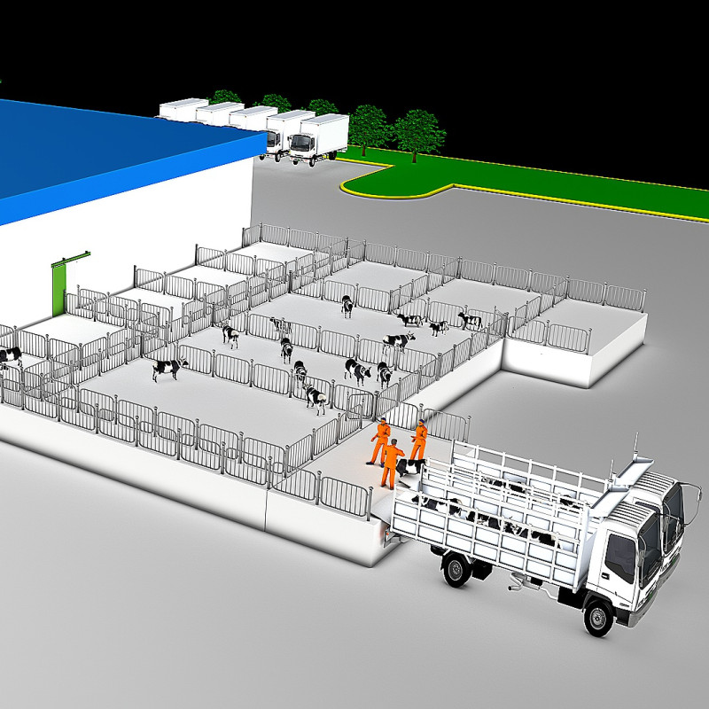 Abattoir Modèle 3D .c4d .max .obj .3ds .fbx .stl .blend 