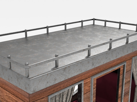 Western Wagon 8K Modèle 3D