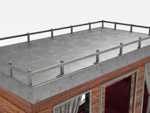 Western Wagon 3D Model