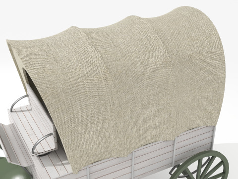 Western Wagon 5 - 8K Model 3D