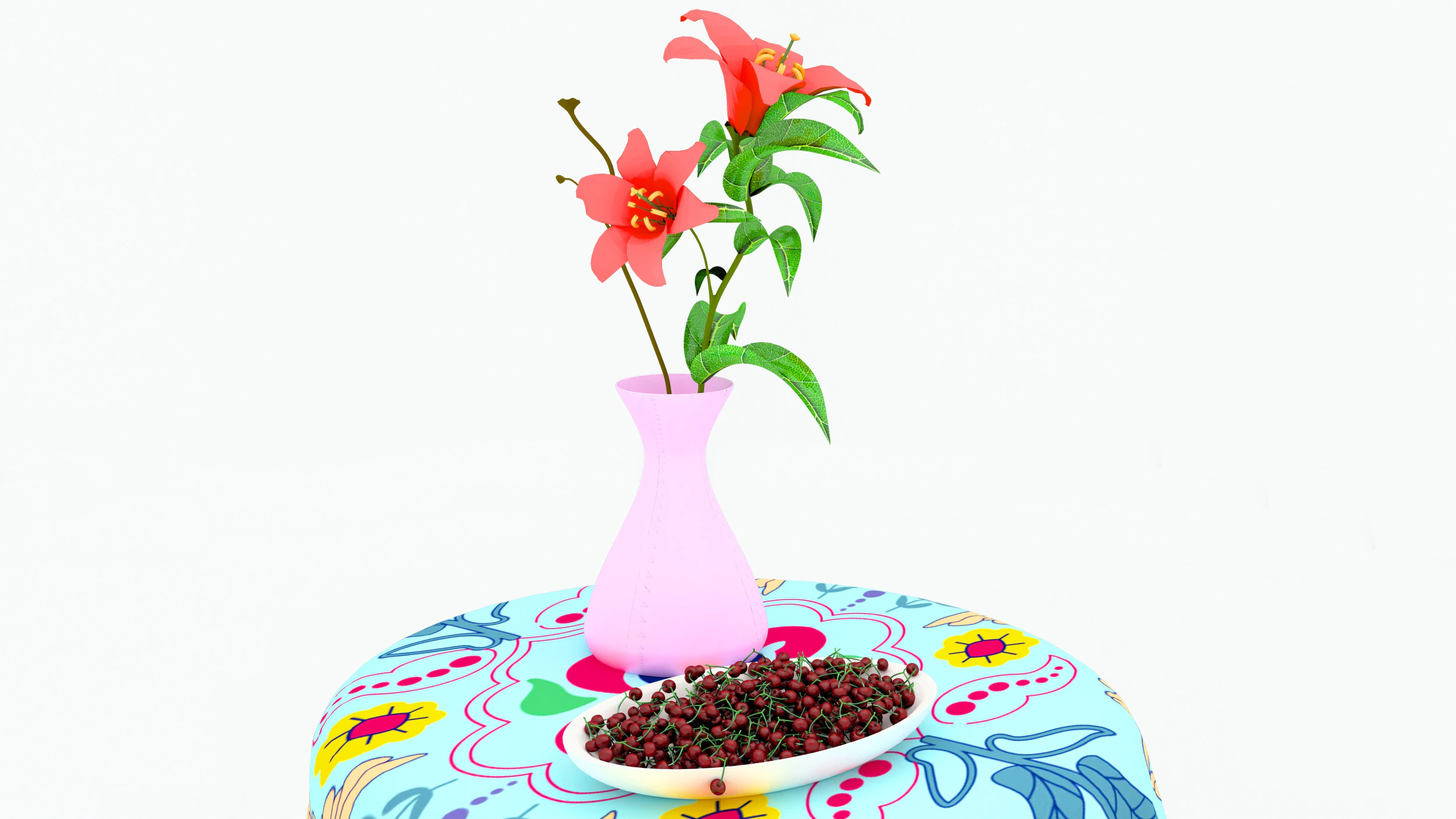 Cherry Time 8K 3D Model .c4d .max .obj .3ds .fbx .stl .blend