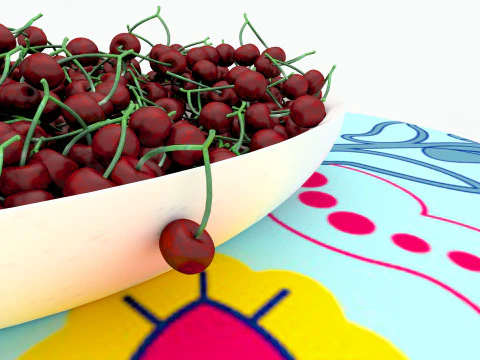Cherry Time 8K 3D Model