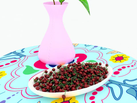 Cherry Time 8K 3D Model