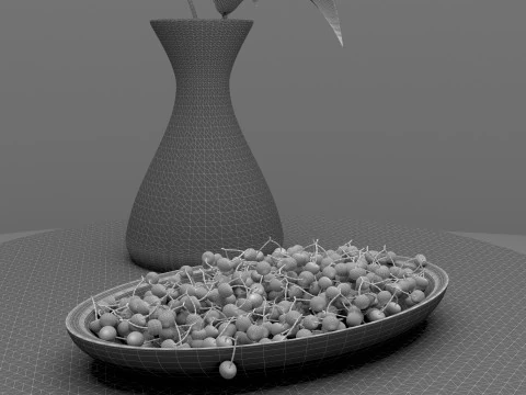 Cherry Time 8K 3D Model