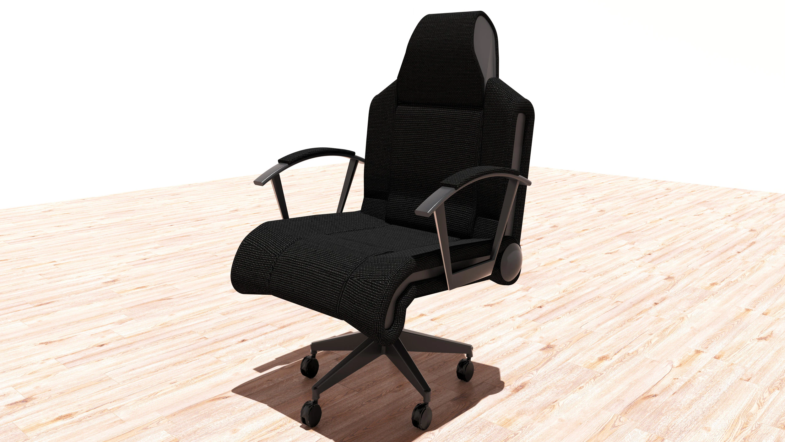 Gaming Chair 3D Model .c4d .max .obj .3ds .fbx .stl .blend 