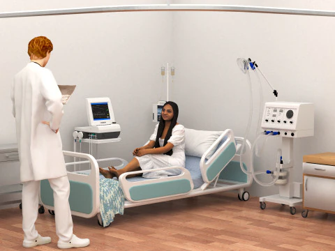 Unit&agrave; di osservazione 8K Modello 3D