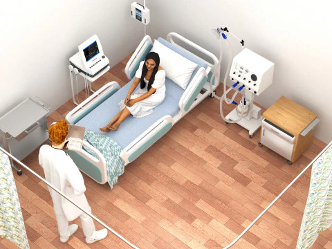 Unit&agrave; di osservazione 8K Modello 3D