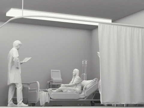 Unit&agrave; di osservazione 8K Modello 3D