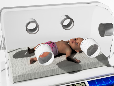 Baby Incubator 8K Model 3D