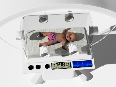 Baby Incubator 8K Model 3D