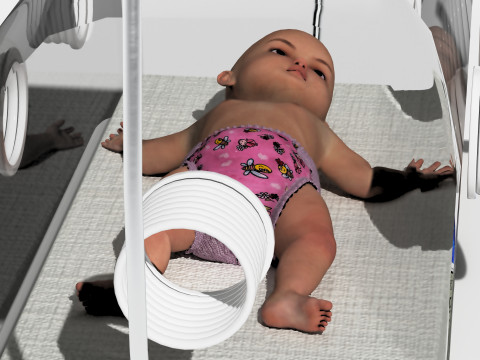 Baby Incubator 8K Model 3D