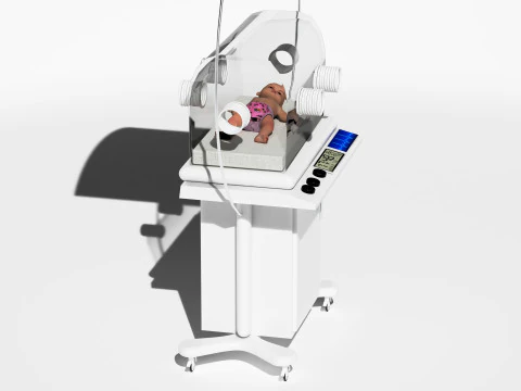 Baby Incubator 8K 3D Model