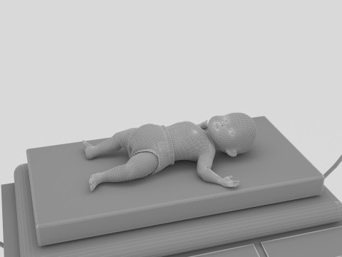 Baby Incubator 8K Model 3D