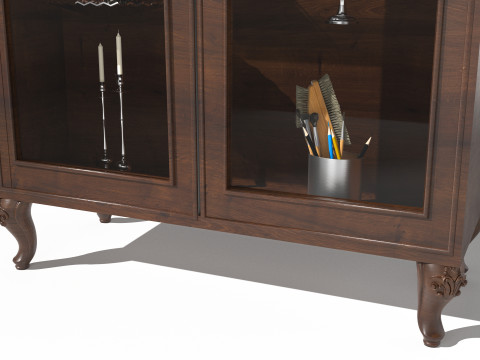 Silverware Cabinet 2 - 8K 3D Model