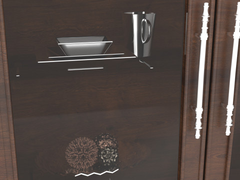 Silverware Cabinet 2 - 8K 3D Model