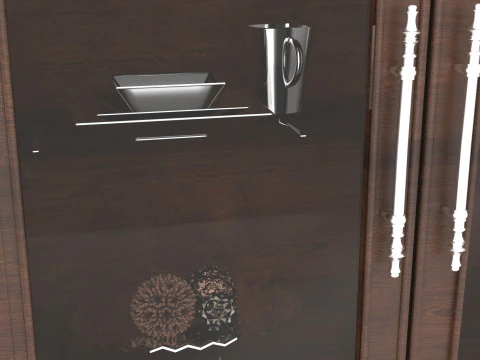Silverware Cabinet 2 - 8K 3D Model