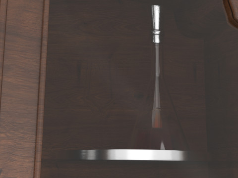 Silverware Cabinet 2 - 8K 3D Model