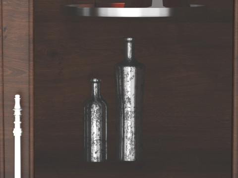 Silverware Cabinet 2 - 8K 3D Model