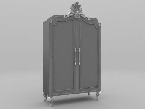 Silverware Cabinet 2 - 8K 3D Model