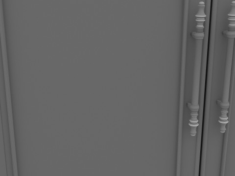 Silverware Cabinet 2 - 8K 3D Model