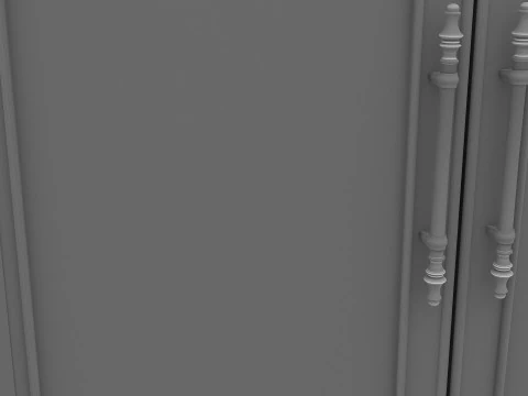 Silverware Cabinet 2 - 8K 3D Model